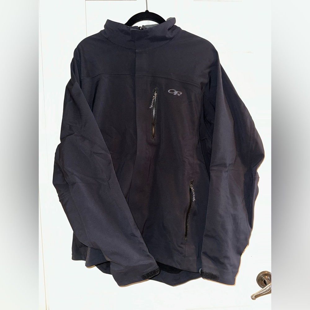Outdoor research men’s softshell full zip jacket